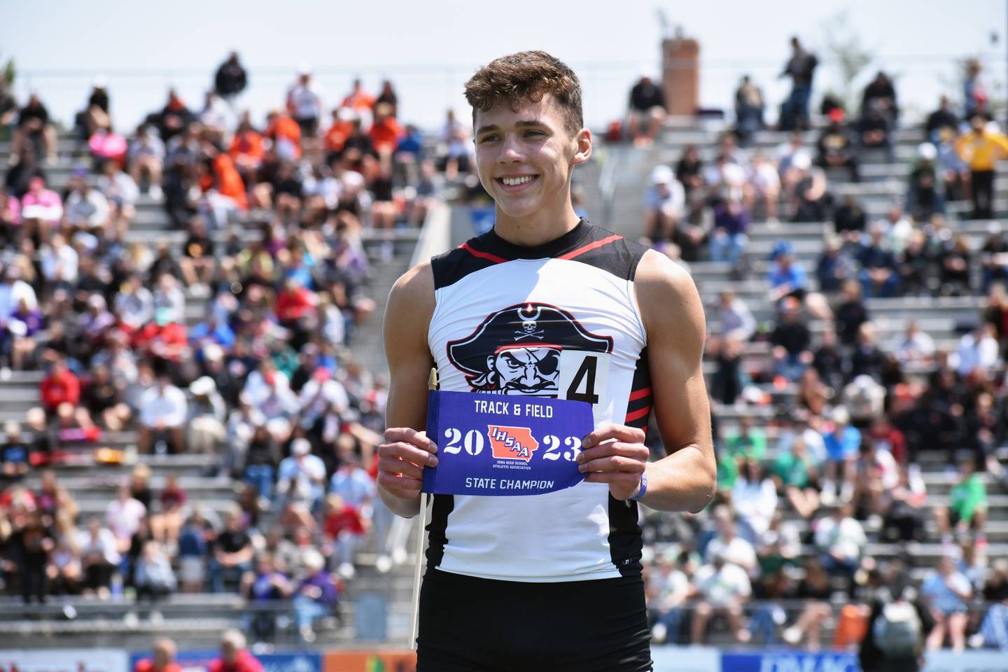 Ryce Reynolds is an eight-time state track champion.