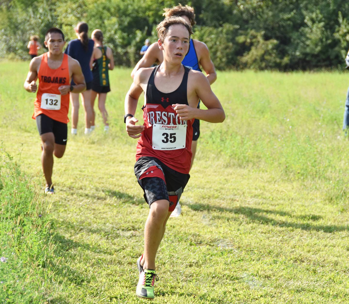 Creston’s Wyatt Goodenberger led the Panther boys Thursday at West Central Valley with a 12th place finish in 18:57.1, a new PR.