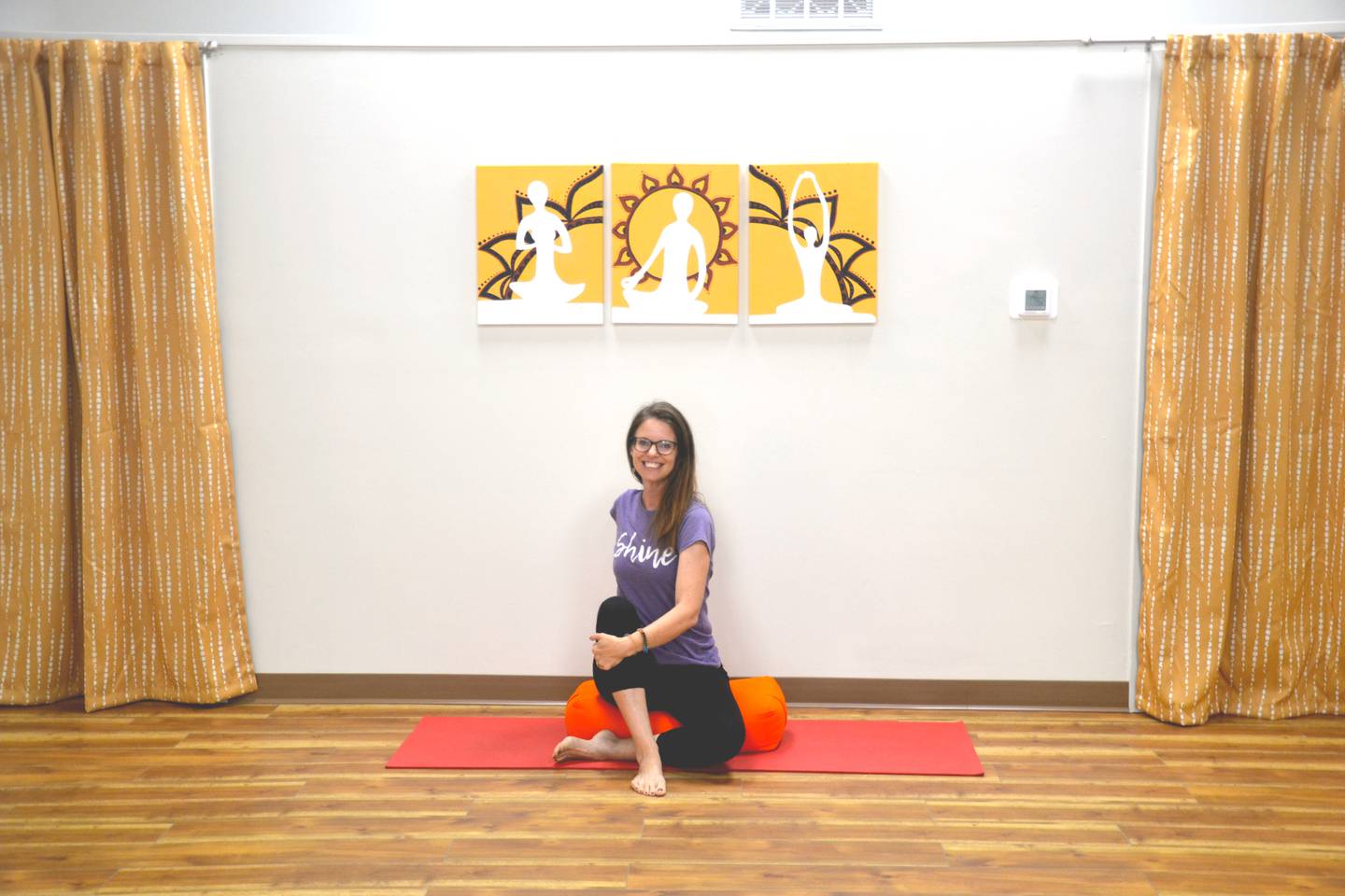 Michelle Wilson, owner of Radiant Wellness Solutions, has opened a new yoga studio and healing space at 122 N. Maple St. in uptown Creston.