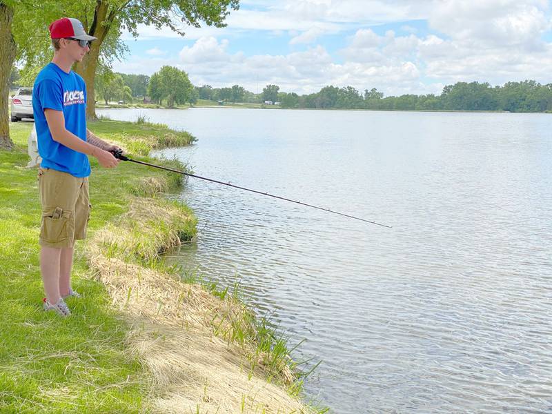 McKinley Lake, a popular spot for fishing, is part of a $2 million dredging project.