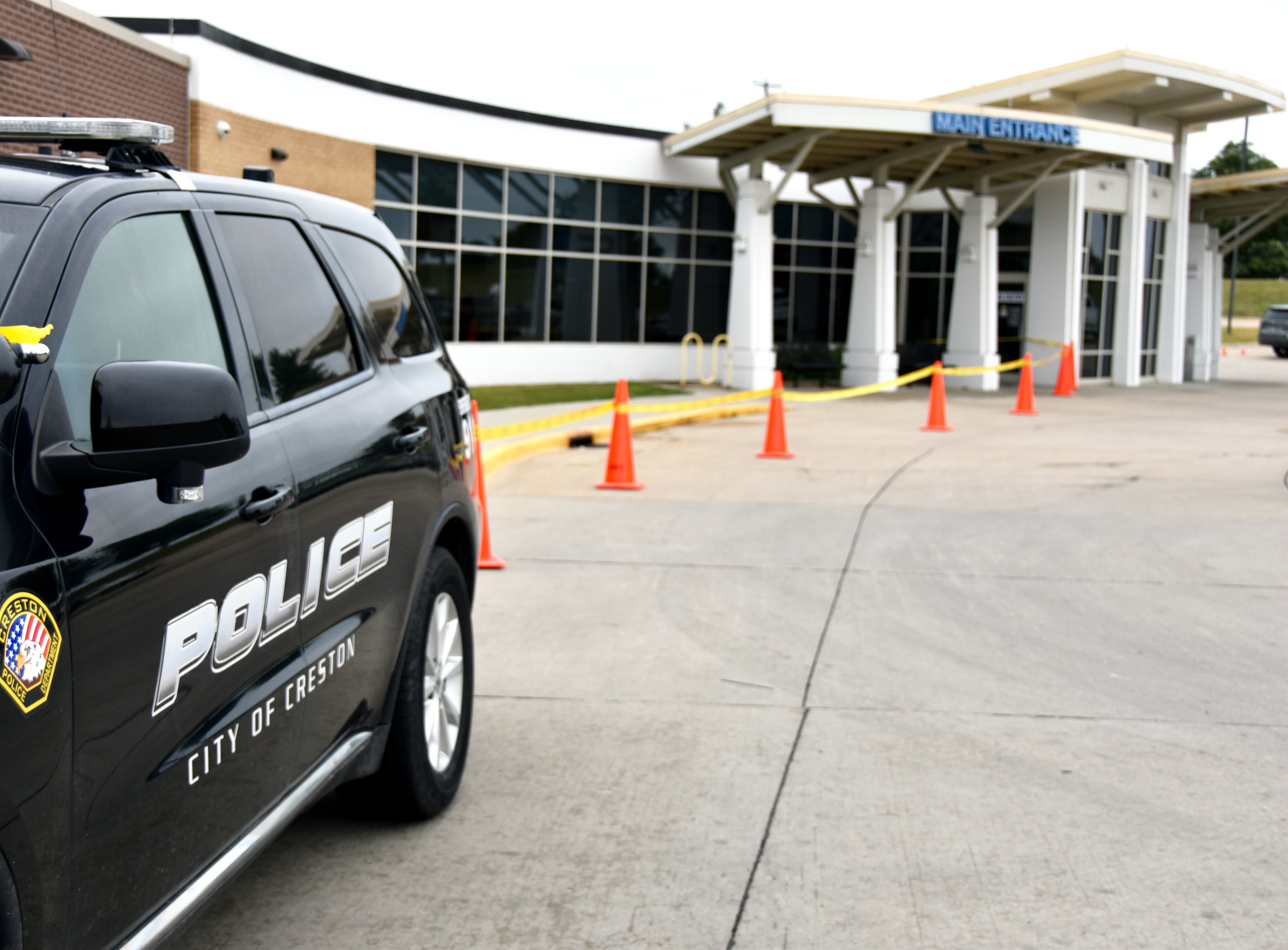 The hospital and other local buildings went into lockdown until the suspect turned himself in at the Union County Law Enforcement Center.