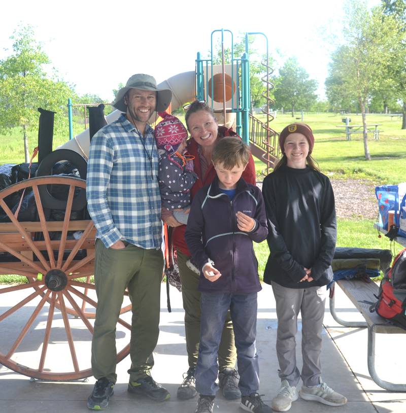 From left, the Johns family includes Peter, Leonora, Alex, Alexander and Sariah. Originally from the United Kingdom, the family now resides in Provo, Utah.