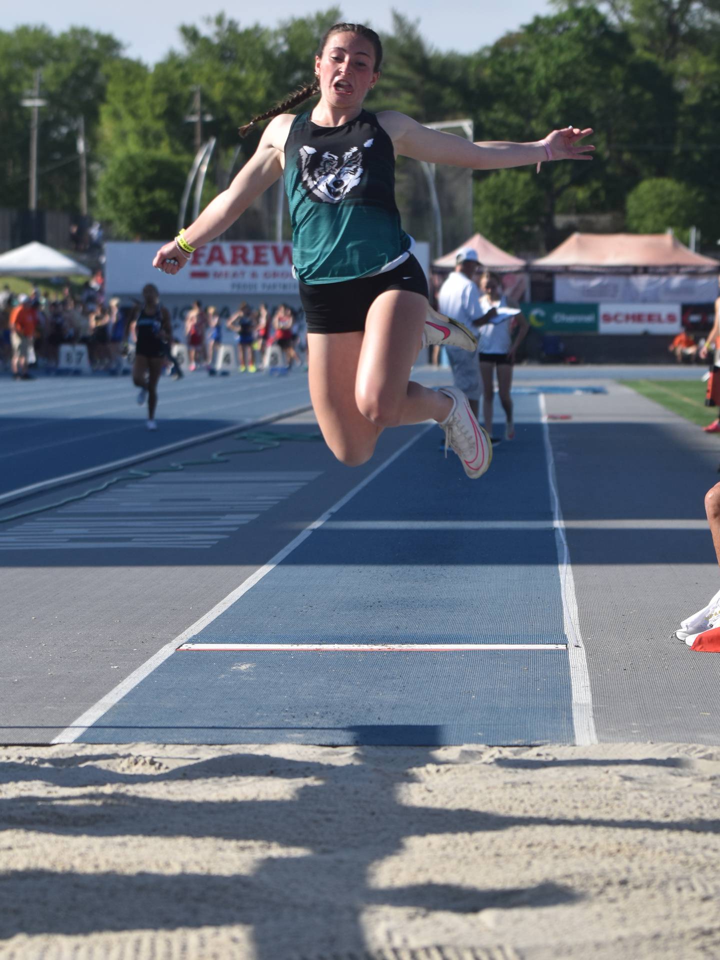 Emma Cooper - second place 1A long jump