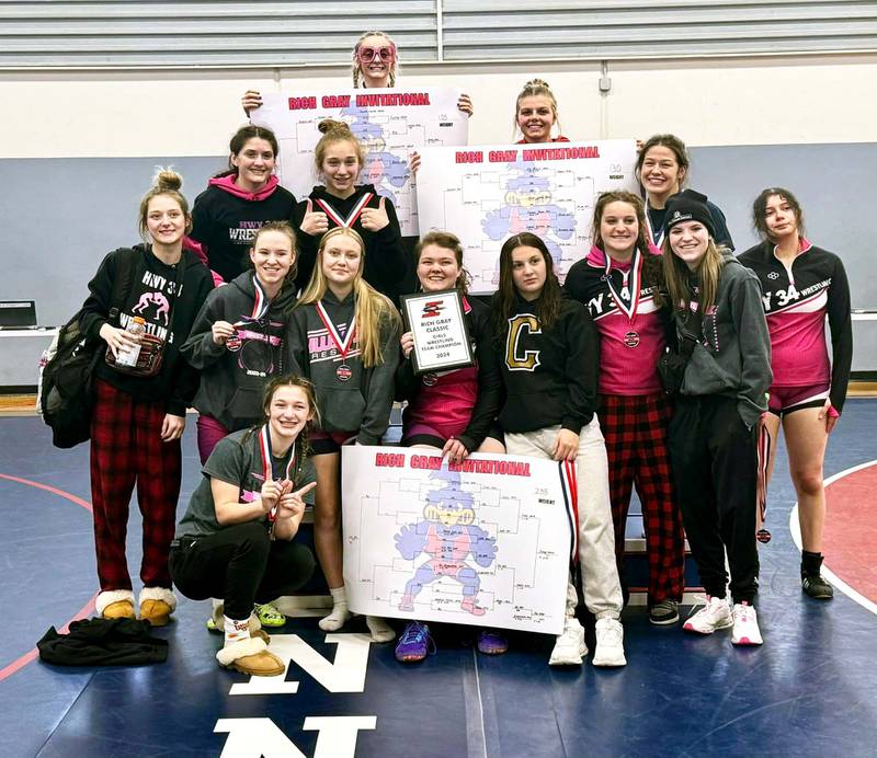 The Highway 34 wrestlers won another tournament title Saturday at the Rich Gray Invitational at I-35 with 206 points.