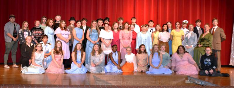 Creston High School's cast of "Anything Goes" was nominated for eight Iowa High School Musical Theater awards, including Outstanding Musical Production.