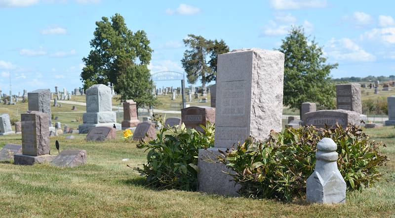 Greenlawn Cemetery received emergency mowing and spraying to prepare for Labor Day Weekend. This was done by Kelly Klommhaus, who will continue his services for the rest of the season.