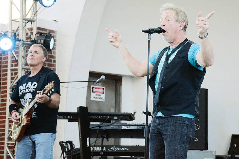 Previous musicians at Party in the Park have included Bad Company tribute band Rock Steady (pictured) and rock group Molly Hatchet.