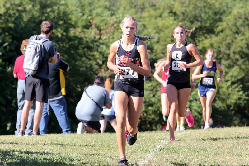 Creston freshman Cora Smith led the Panthers with a 16th place finish at Glenwood in 21:43.86.