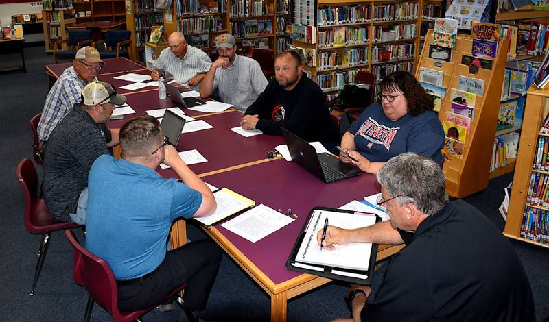 The Orient-Macksburg school dissolvement committee meets Monday. A plan to break up the school territory will be on a Sept. 10 ballot for the voters.