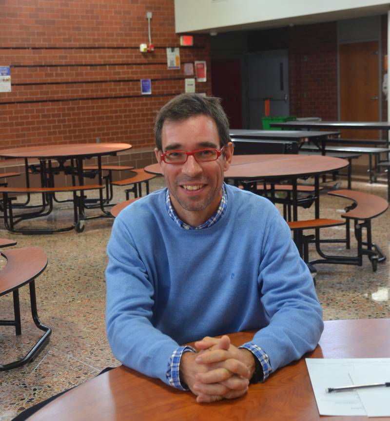 Creston's newest Spanish teacher, Antton Zuazu Hernandez, normally teaches English in Jaca, Galicia, Spain.