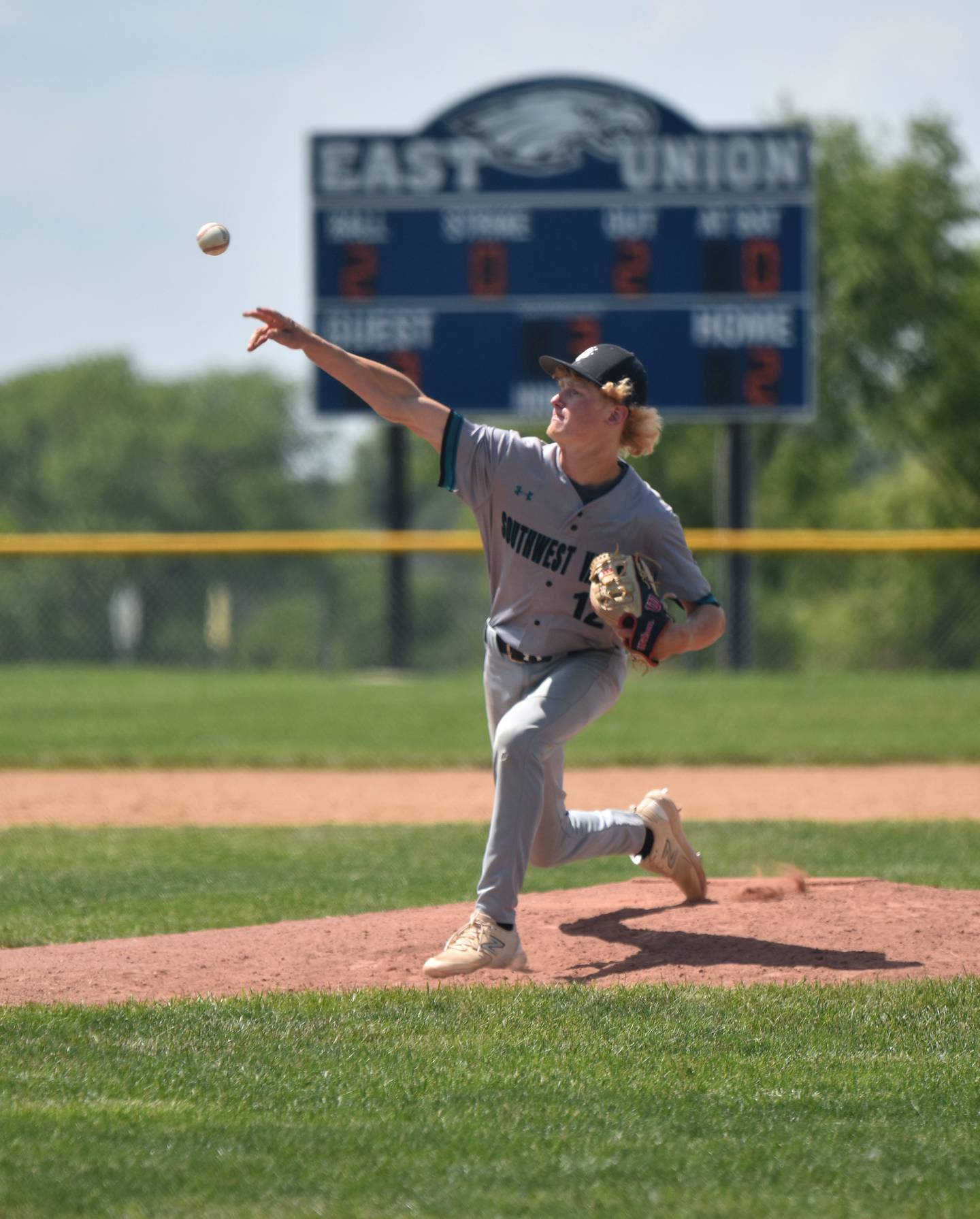 Braydon Maeder pitched six innings for the Timberwolves, striking out two batters and allowing five runs.